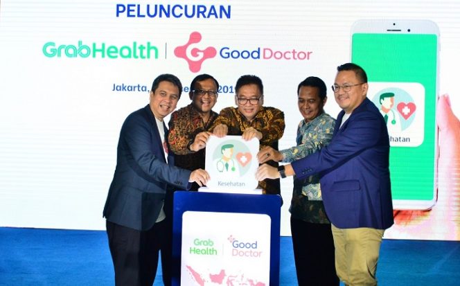 Grab Indonesia bekerja sama dengan Good Doctor Indonesia dan Kementerian Kesehatan merilis layanan screening awal COVID-19 di aplikasi Grab. (Foto: inakoran.com)