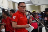 Ketua Umum PSSI, M. Iriawan, memberikan tanggapan terkait 4 klub yang menolak untuk melanjutkan kompetisi Liga 1 2020. (Foto: Dok. PSSI)