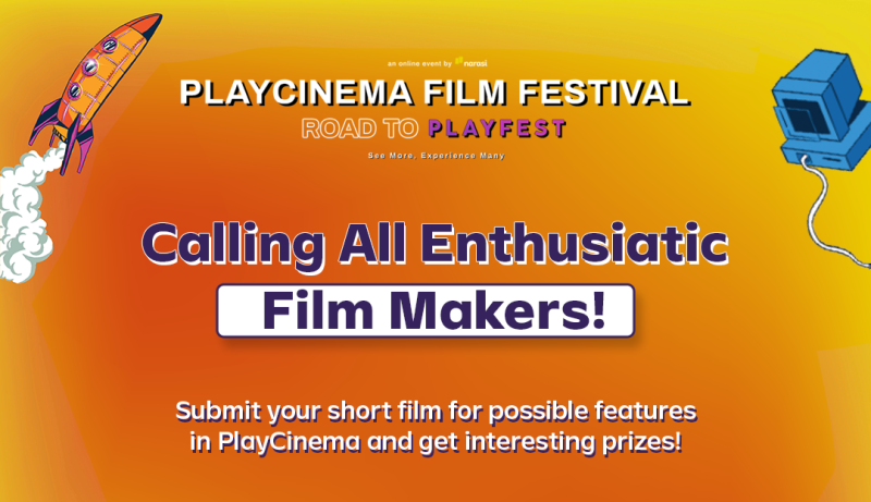 Playfest 2021 yang digelar oleh Narasi akan menggandeng Studio Antelope mendorong industri film melalui Playcinema Film Festival 2021.