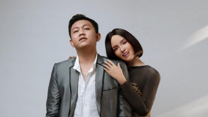 Denny Caknan baru saja memperkenalkan karakter penyanyi dangdut metahuman bernama Lav Caca dan platform musik Ujung-Ujungnya Dangdut. (Foto: Instagram/lav_caca)