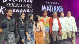 Umay Shahab dan Prilly Latuconsina akan merilis 3 film di 2024 yang akan dibintangi oleh Dikta, Iqbaal Ramadhan, dan Bryan Domani. (Foto: RariaMedia/Disti)