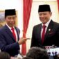 Pelantikan AHY sebagai Menteri ATR/BPN menjadi tanda bergabungnya Demokrat ke pemerintahan Jokowi setelah 9 tahun menjadi oposisi. (Foto: BPMI Sekretariat Presiden)