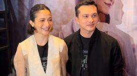 Putri Marino dan Nicholas Saputra menjadi pasangan romantis dengan kisah cinta dibalut luka masa lalu di film The Architecture of Love. (Foto: RariaMedia/Dhiya)