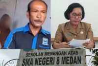 Seorang siswi SMAN 8 Medan diduga sengaja dibuat tidak naik kelas akibat sang ayah melaporkan pungli yang dilakukan kepala sekolah. (Foto: Istimewa)