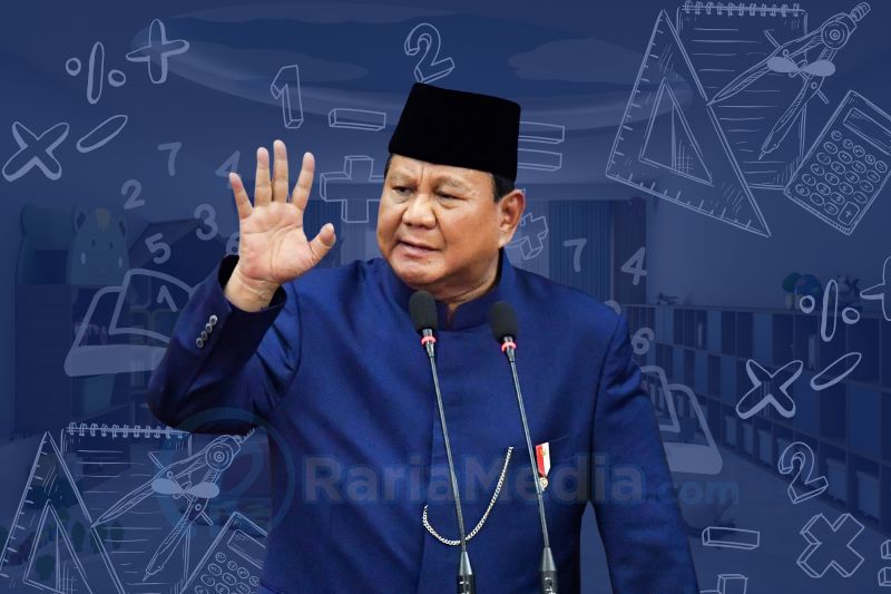 Presiden Prabowo Subianto mengusulkan pembelajaran matematika mulai dikenalkan ke anak-anak sejak TK.